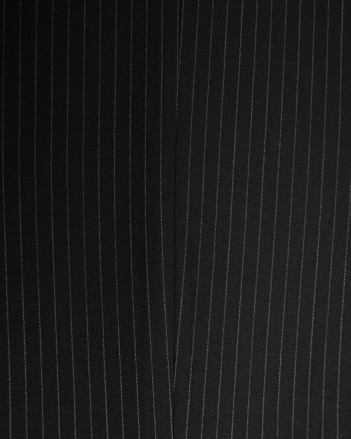 Black Pinstripe: 100% Merino Wool