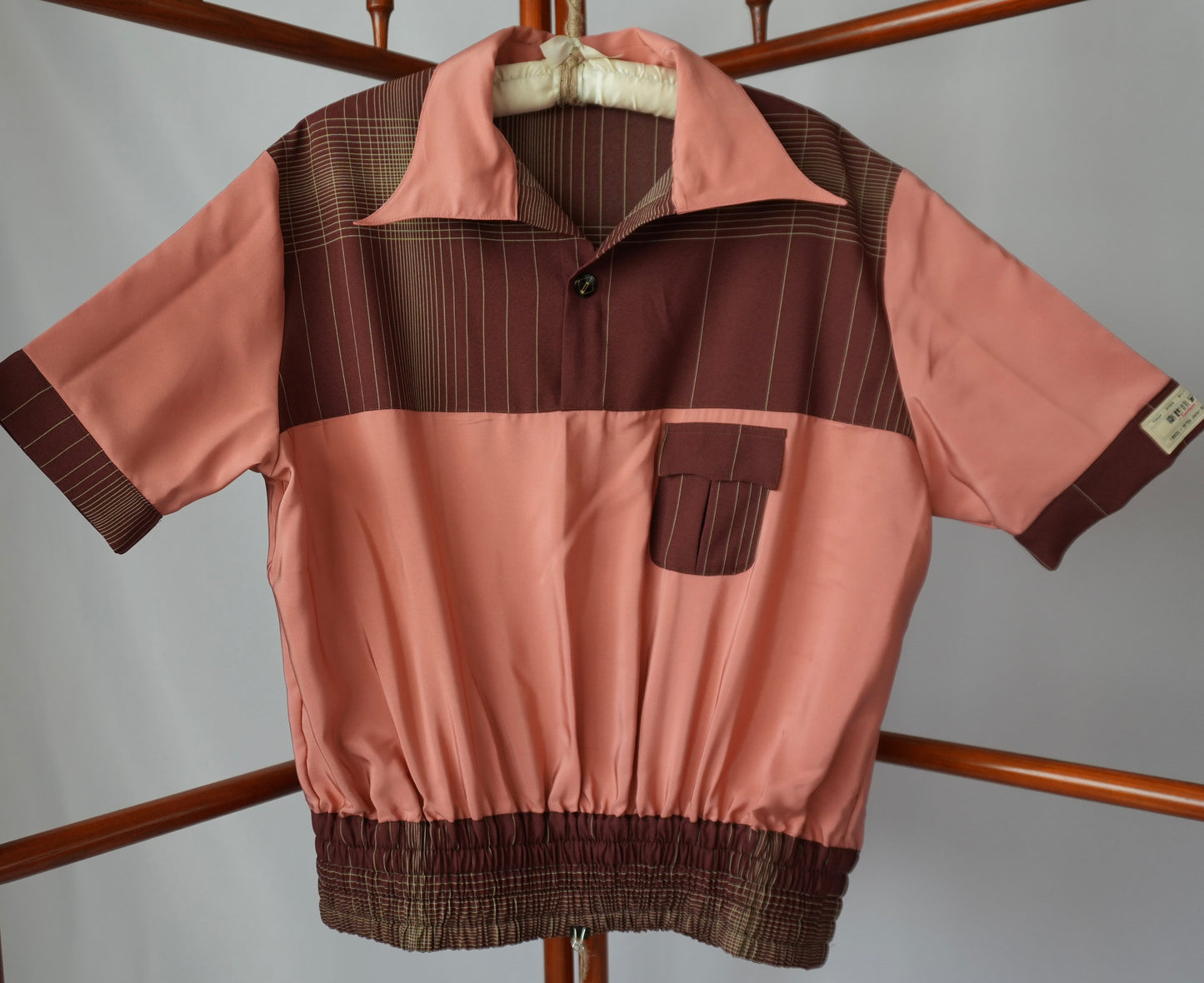 L Size Stripped Silk Shirt (No. 47/200)