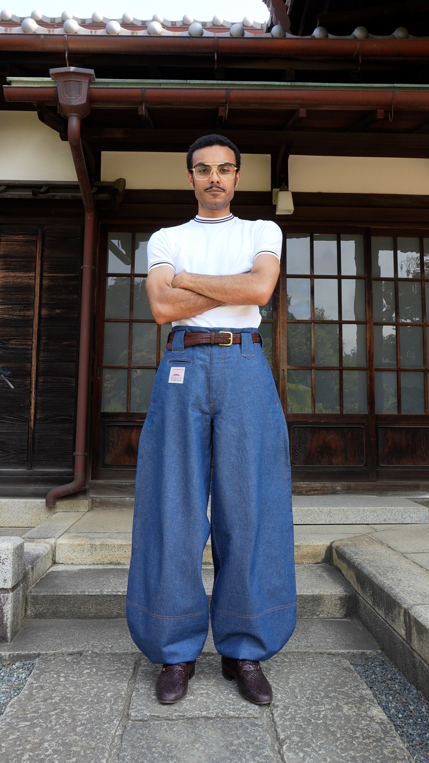 Nikka Pants II (Indigo Blue) - Front Logo