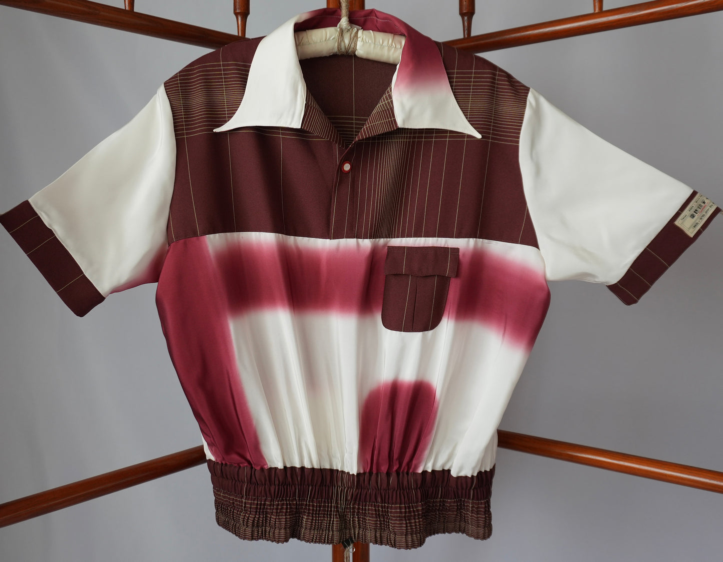 L Size Stripped Silk Shirt (No. 49/200)