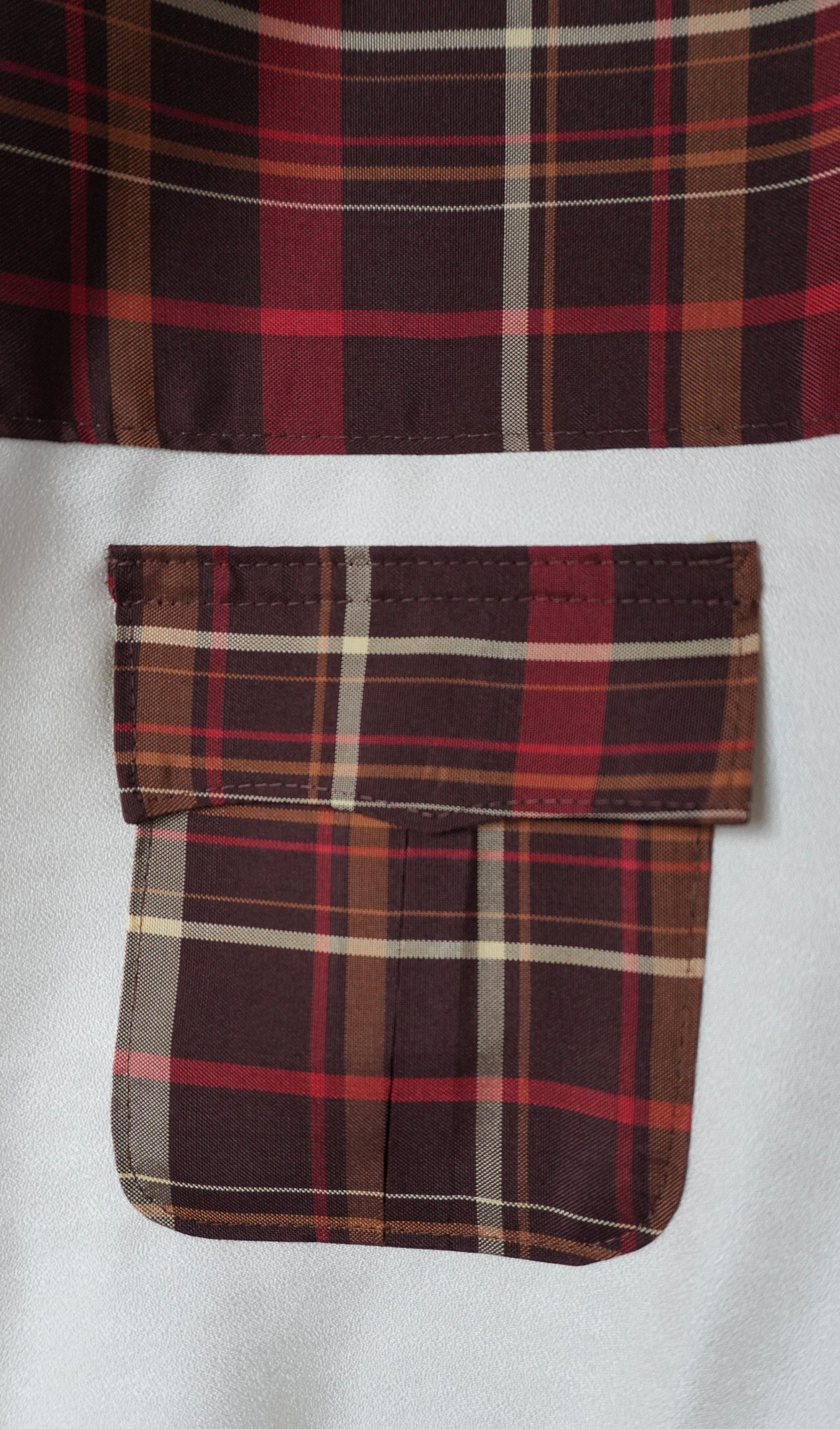 L Size Brown Silk Shirt (No. 22/200)