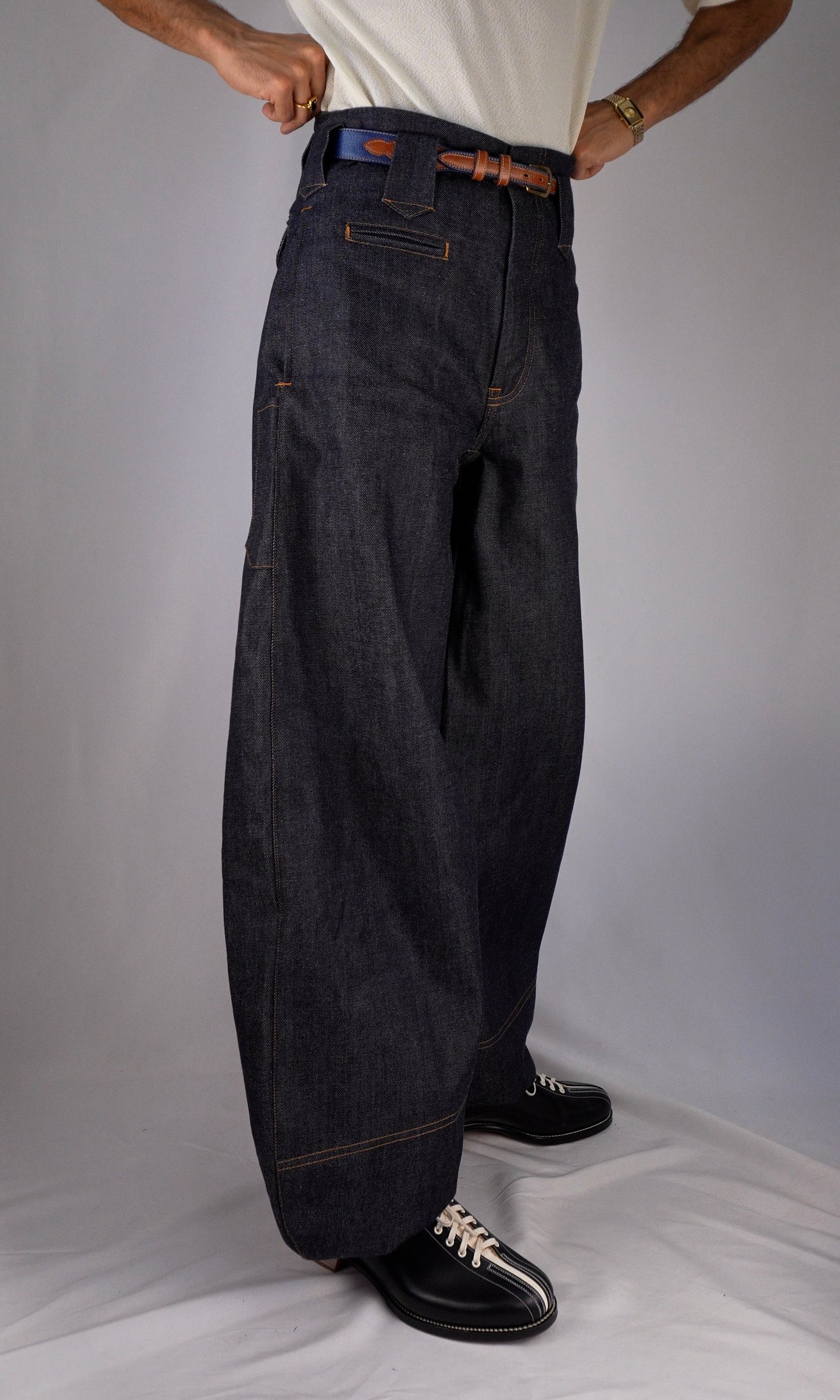 Nikka Pants II - Black Selvedge