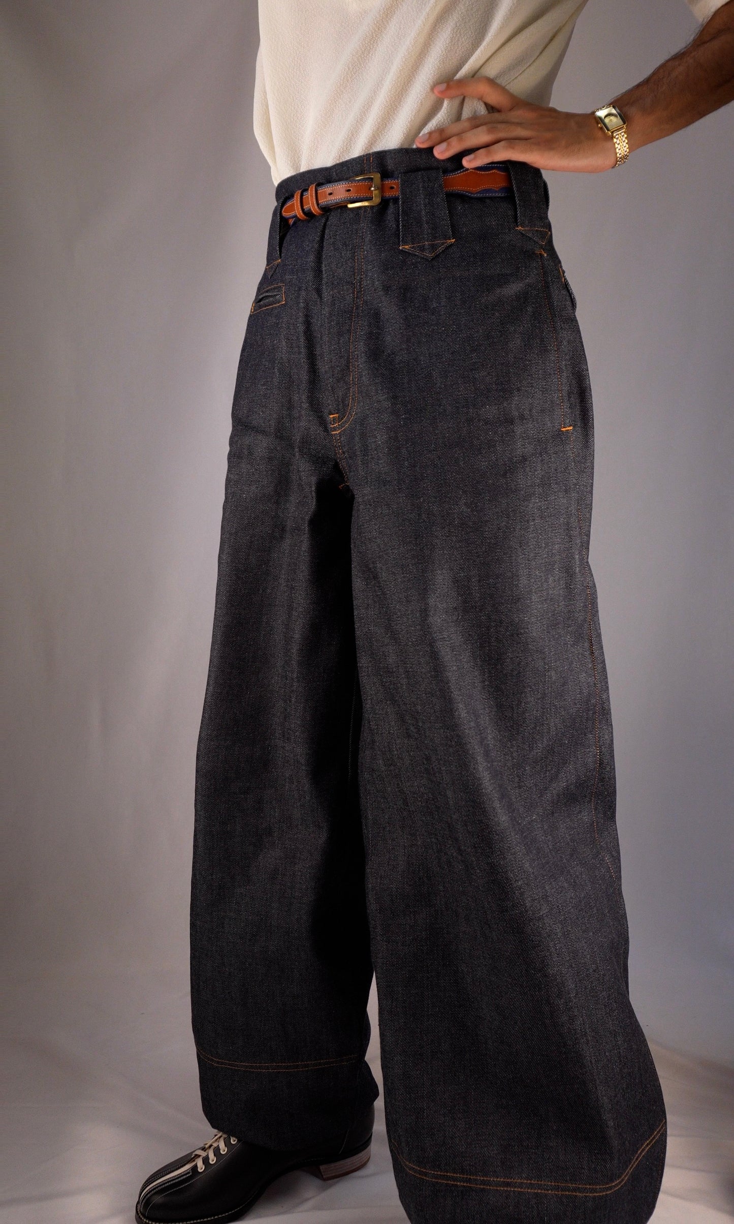 Nikka Pants II - Black Selvedge