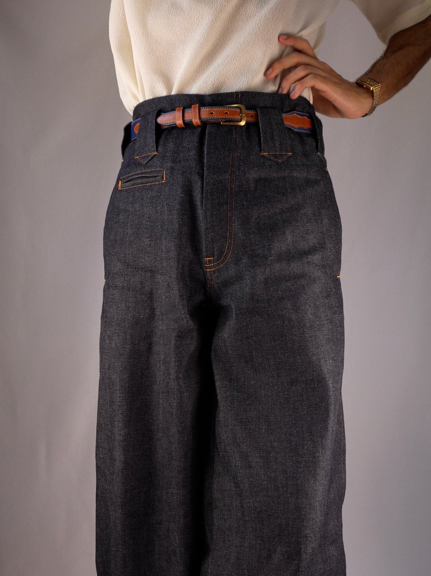 Nikka Pants II - Black Selvedge