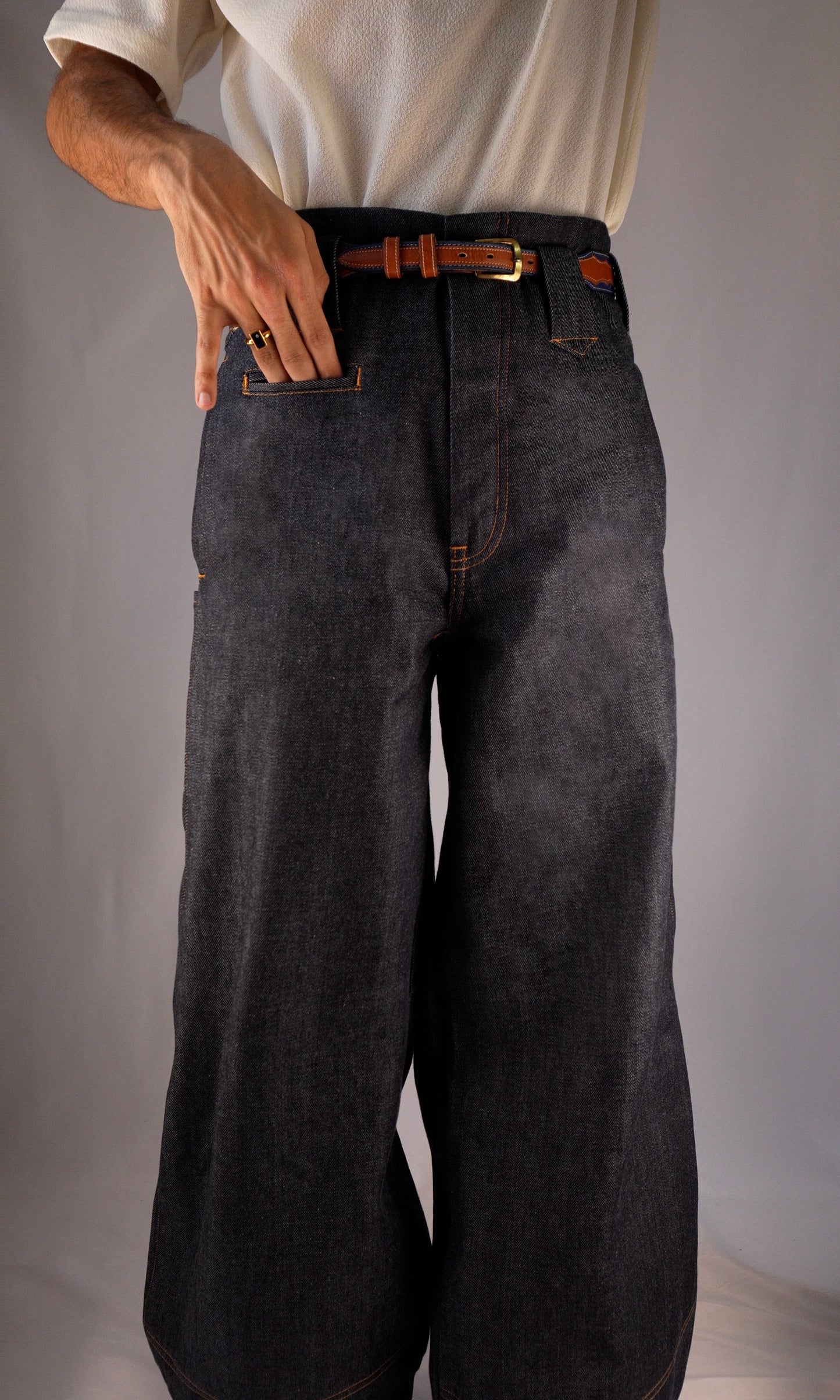 Nikka Pants II - Black Selvedge