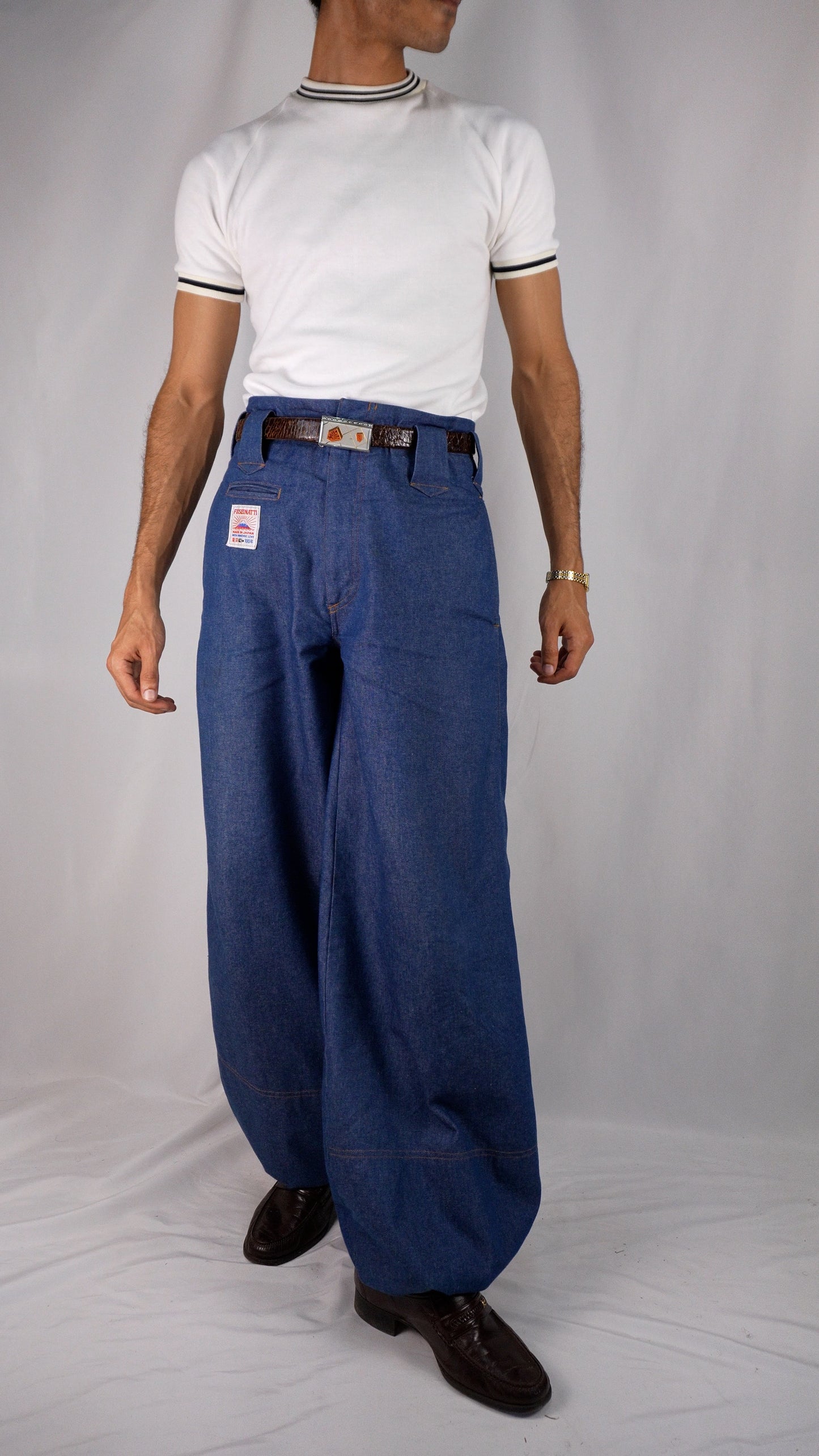 Nikka Pants II (Indigo Blue) - Front Logo
