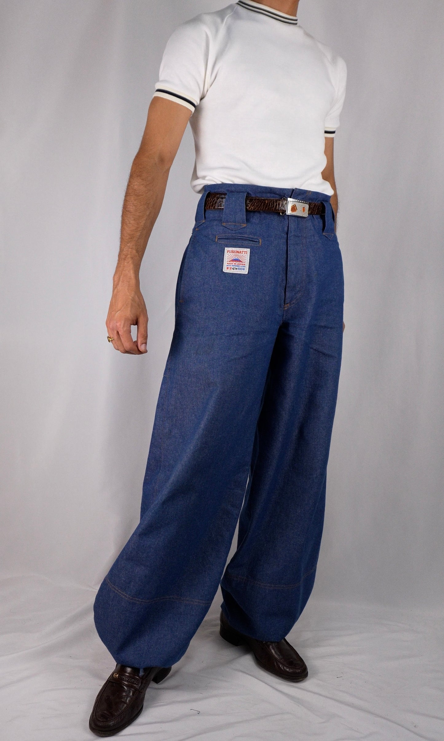 Nikka Pants II (Indigo Blue) - Front Logo