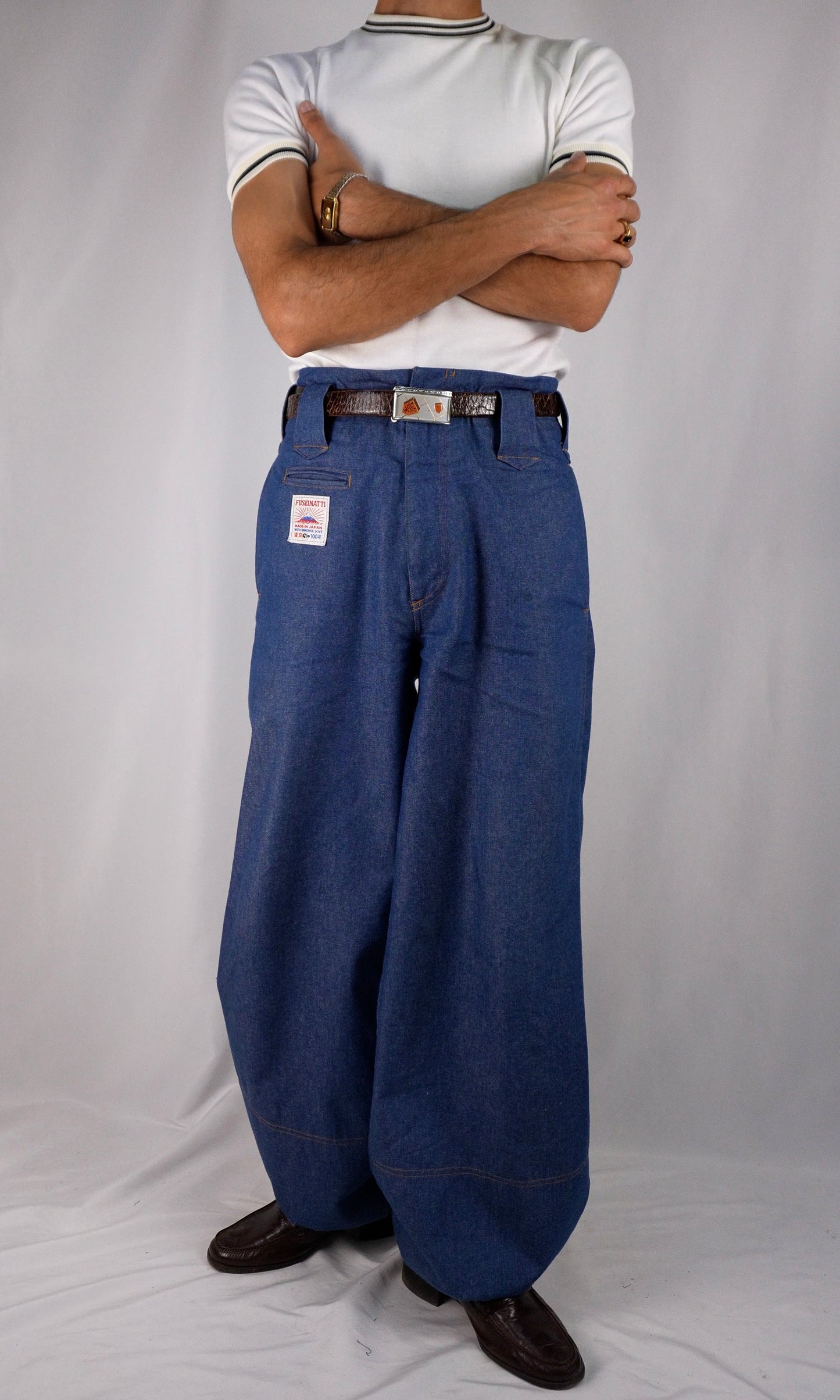 Nikka Pants II (Indigo Blue) - Front Logo