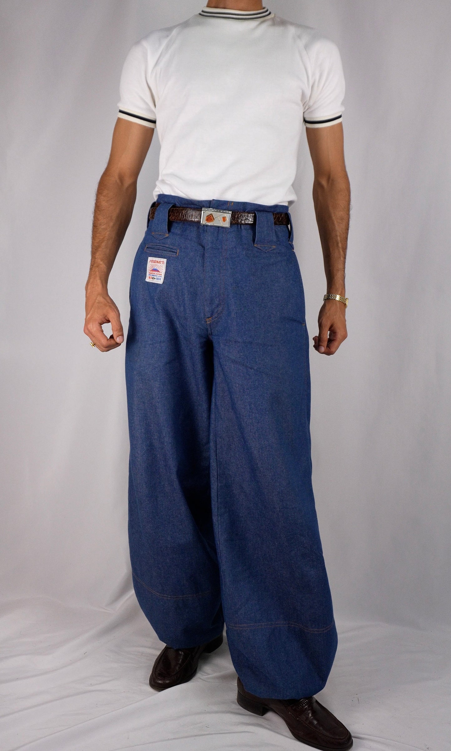 Nikka Pants II (Indigo Blue) - Front Logo