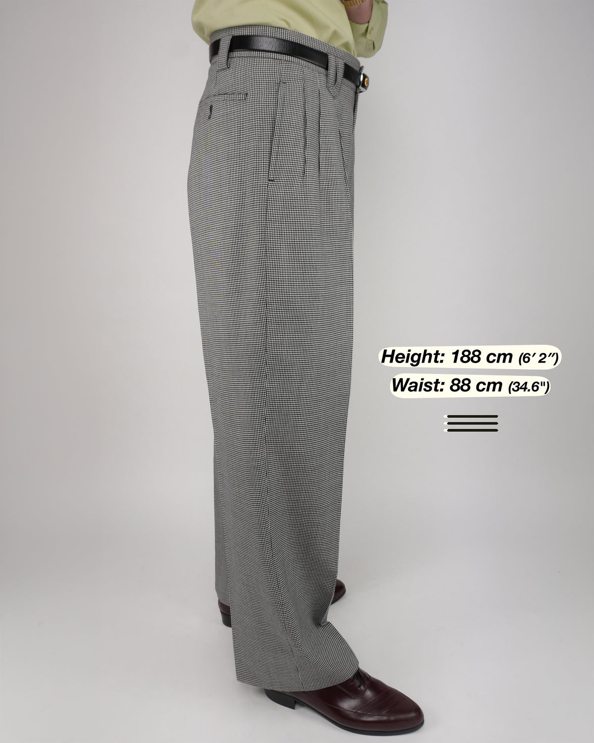 Houndstooth: 100% Merino Wool