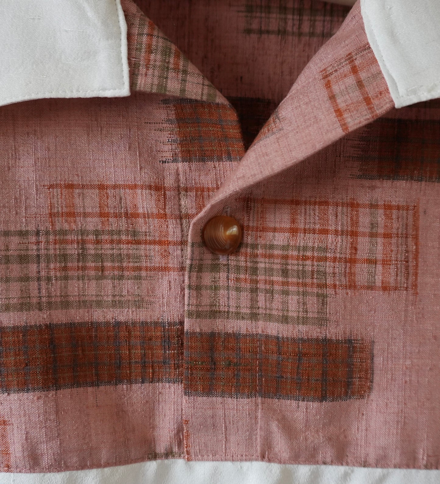 M Size Dusty Rose Silk Shirt (No. 34/100)