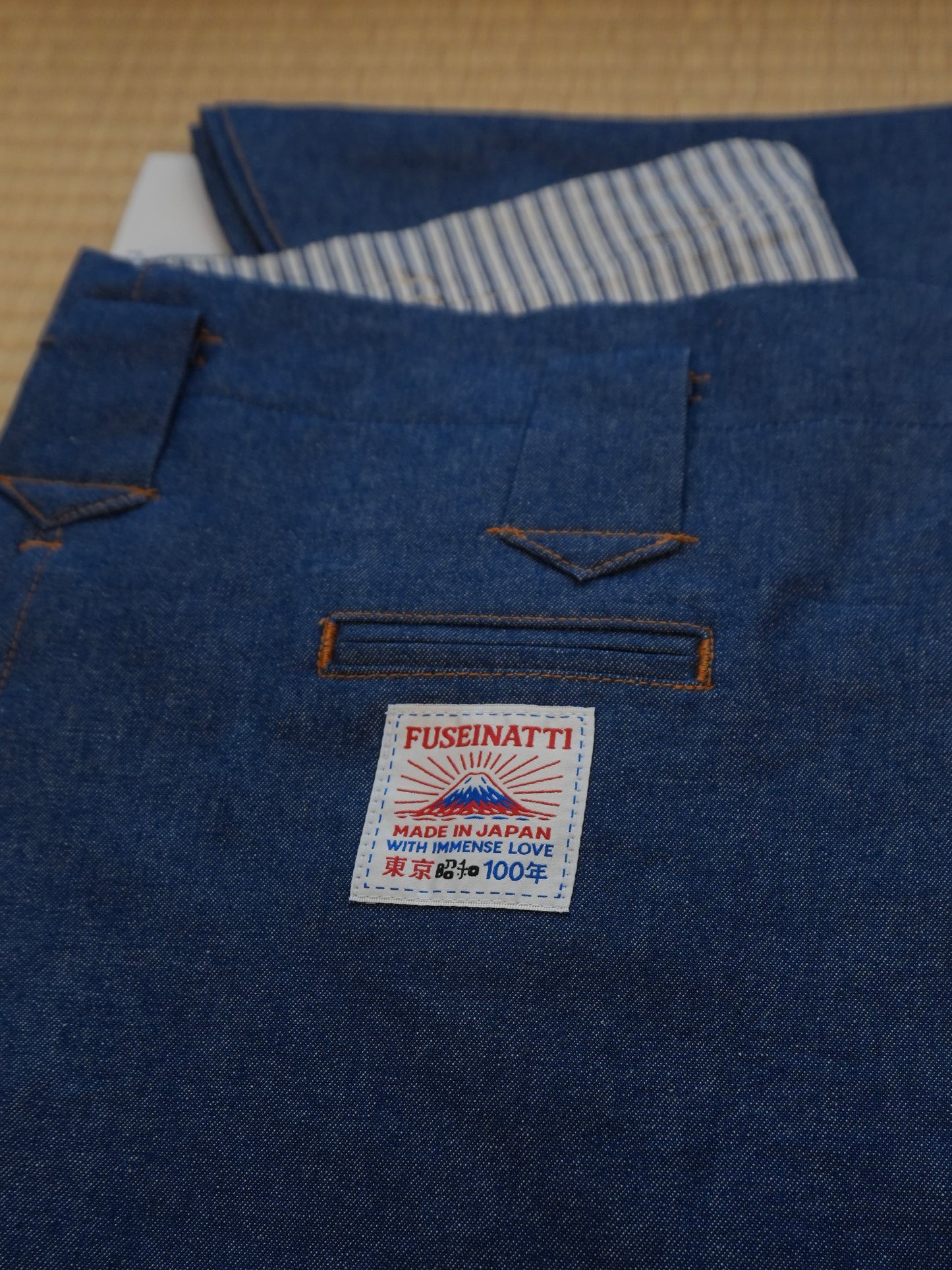 Nikka Pants II (Indigo Blue) - Front Logo